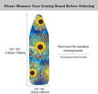 15x54 Inch Ironing Board Cover, Sunflower Printed Ironing Board Protector - Image 5