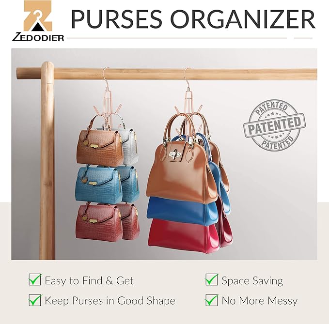ZEDODIER Purse Hanger Organizer - Image 2
