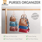 ZEDODIER Purse Hanger Organizer - Image 2