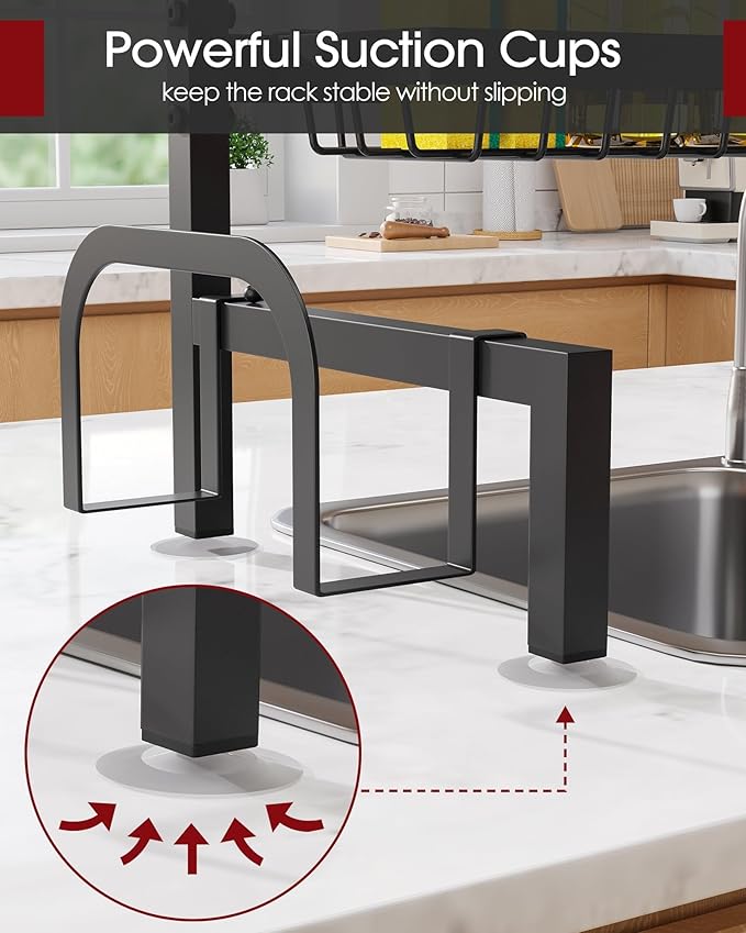 Over The Sink Dish Drying Rack - Image 5