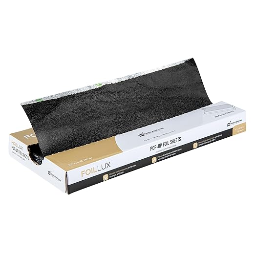 Restaurantware Foil Lux 12 x 10.8 Inch Pop-Up Foil Sheets 2000 Disposable Foil by Restaurantware