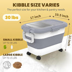 HOYTAMDA 20-30Lbs Rice Container, Collapsible Airtight Food Storage Containers - Image 2