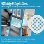 2Pcs 5.4 Inch Square Drain Cover TPR Hair Drain Catcher Flat Silicone Floor - Image 6