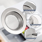 RQYEKDO Kitchen Sink Strainers Sink Stopper Kits, Stainless Steel Sink Drain - Image 5