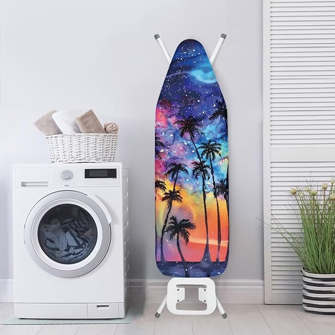 Tropical Palm Tree Ironing Board Cover and Pad Standard Size Padding Decorative - Image 3