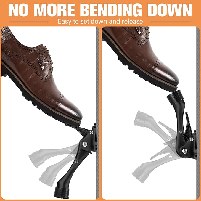Chumia 12 Pieces Heavy Duty Door Stoppers 5.35 Inches Kickdown Adjustable Kick - Image 3