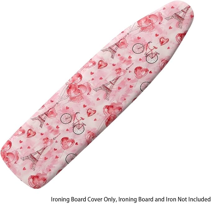 Heart Design Ironing Board Cover and Pad 15 x 54 Thick Padding - Image 6