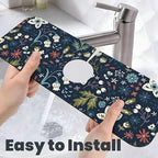 2Pcs Dish Drying Mats Faucet Mats Sets Large Size Coffee Mats Sink Faucet Mat - Image 7