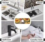 Sunflowers and songbirds Kitchen sink faucet pad, strong water absorption - Image 8