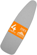 Ironing Board Cover and Pad | 100% Cotton Cover by ZOESHOMEWARE