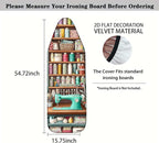 Nuxovilar Sewing Supplies Shelf Pattern Ironing Board Cover, 15×54 inch - Image 4