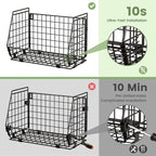 Wire Fruit Basket for Kitchen Storage: Hanging and Counter Wall Fruit Basket - Image 4