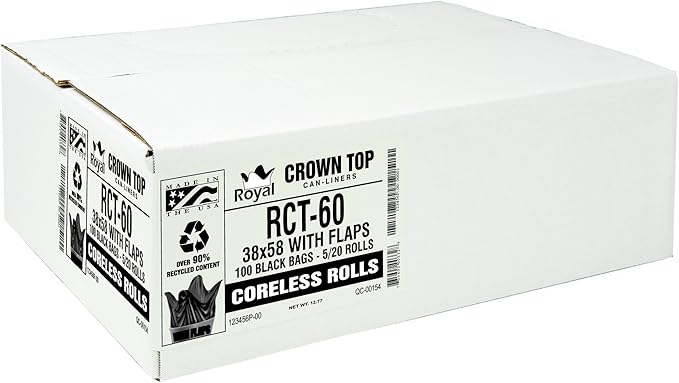 Aluf Plastics RCT-60 Star Sealed Coreless Rolls - Image 4