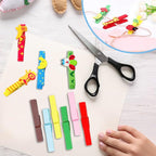 50PCS Colored Wooden Clothespins, 2.9inch 10 Color Clothes Pins - Image 5