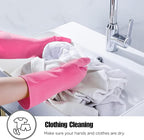 Rubber cleaning gloves 3 or 6 Pairs - Image 5