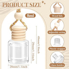 AROIC 6 Pack Car Air Freshener, Mahogany Premium Woody Car Air Freshener - Image 6