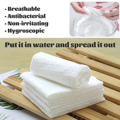 100 Pcs Mini Compressed Towels, Disposable Face Compressed Towel, Compressed - Image 2