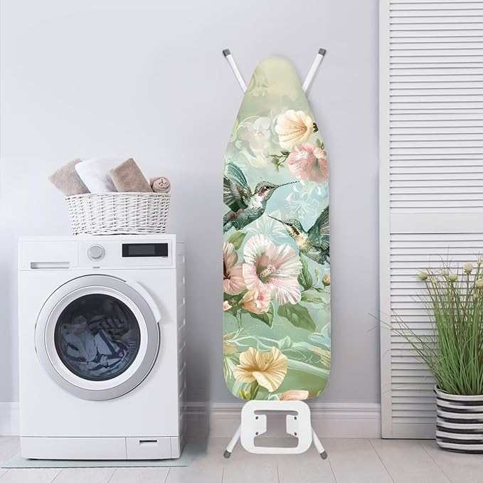 Floral Hummingbird Ironing Board Cover and Pad Heat Resistance & Resist - Image 3