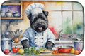 Caroline's Treasures DAC6217DDM Bouvier des Flandres The Chef Dish Drying Mat by CarolinesTreasures