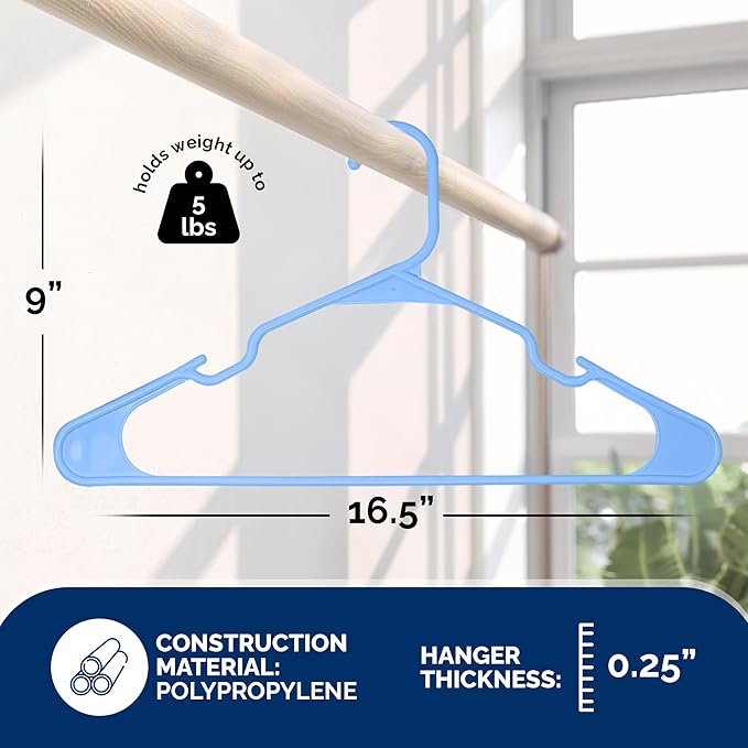 Plastic Hangers 50 Pack - Image 3