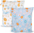 2pcs Travel Waterproof Laundry Bag, Cloth Diaper Wet Dry Bags by SANFERGE