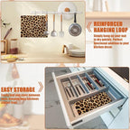 Animal Leopard Dish Drying Mat for Kitchen Counter Microfiber Absorbent Dish - Image 5