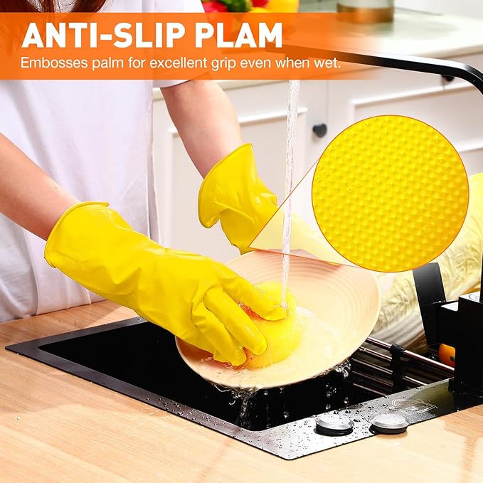 Sawysine 30 Pairs Rubber Gloves - Image 3