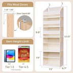 5 Tiers Over the Door Organizer - Image 8