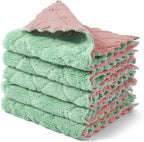 kimteny Cleaning Cloths Kitchen Towels Microfiber Washcloths Lint Free Dish by kimteny
