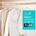 HOUSE DAY Premium Velvet Hangers 50 Pack, Non-Slip Flocked Felt Hangers - Image 5