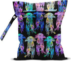 Waterproof Wet Bag for Swimsuit, Travel Beach Wet Dry Bag, Hidden Zipper by zcyxuuw