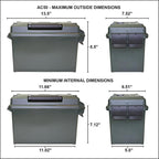 MTM AC50C Ammo Can, 50 Caliber, Field Boxes, Lockable Storage Box - Image 5