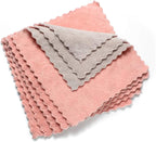 kimteny Cleaning Cloths Kitchen Towels Microfiber Washcloths Lint Free Dish - Image 8