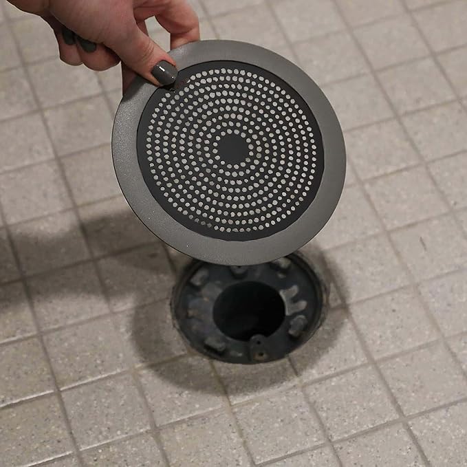 Danco 11085 Shower Drain Strainer, 5-3/4 inch, Matte Black - Image 2