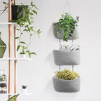 TeoKJ Over the Door Organizer, 3-Tier Woven Cotton Hanging Kitchen Baskets - Image 5