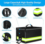 Lipo Fireproof Explosionproof Safe Bag-Large Capacity Storage Guard Pouch - Image 4
