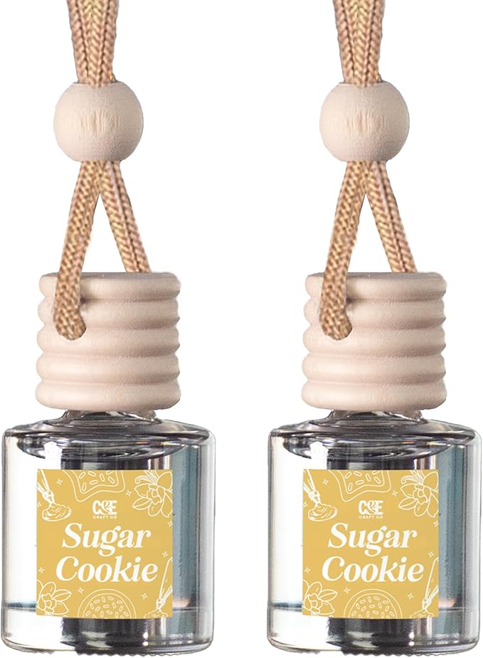 C&E Craft Co Hanging Car Air Freshener Diffuser 2 Pack, Long Lasting Fragrance by CECraftCompany
