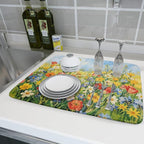 Spring Summer Floral Dish Drying Mat - Image 6