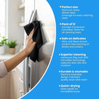 Microfiber Cleaning Cloth Black 12 Pack Premium Microfiber Towels - Image 6