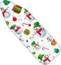 Nuxovilar Ironing Board Cover Winter Snowman Collage Pattern Polyester 15x54 by Nuxovilar
