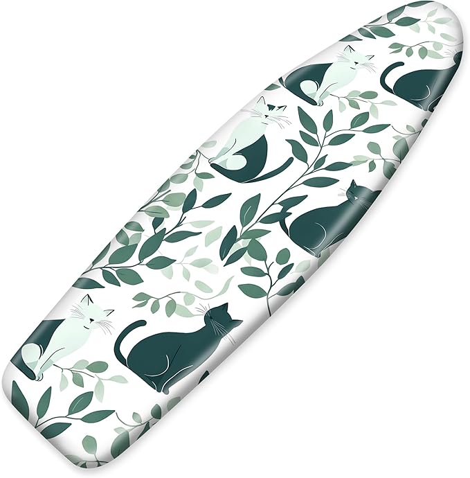Floral Ironing Board Cover, Standard Size Cotton Iron Board Covers by BVBOX