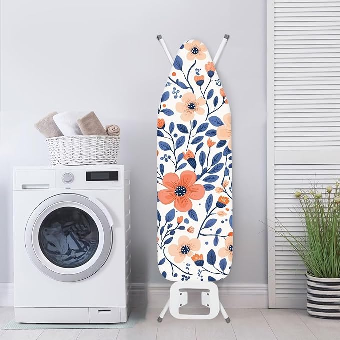 Flower Print Ironing Board Cover Universal Ironing Protector Fits Standard and - Image 3