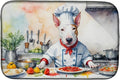 Caroline's Treasures DAC6223DDM Bull Terrier The Chef Dish Drying Mat Absorbent by CarolinesTreasures