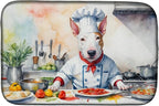 Caroline's Treasures DAC6223DDM Bull Terrier The Chef Dish Drying Mat Absorbent by CarolinesTreasures