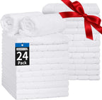 HOMERHYME Hand Towels for Bathroom, 24 Pack 25''*15'' Microfiber Bath Hand by HOMERHYME