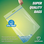 HIBAG 10 Gallon Large Storage Bags, 18” x 20” Resealable Clear Bags - Image 3