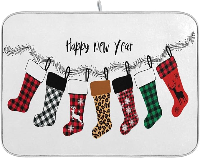 Super Absorbent Dish Drying Mat, Microfiber Fast-Drying Dish Mat, Kitchen Dish by senya