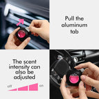 Car Air Fresheners, Peach Berry, 4ml Each, Car Air Freshener vent clips - Image 4