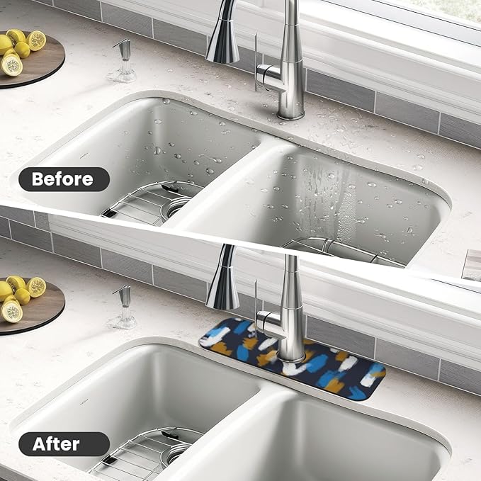 Faucet Draining Mat For Kitchen Sink - Image 3