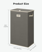 SOLEDI Laundry Hamper with Lid 100L Large & Tall Collapsible Laundry Basket - Image 9